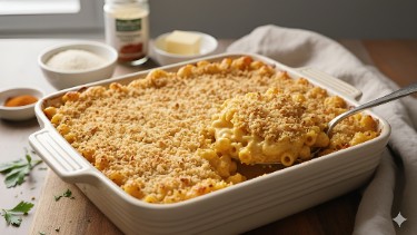 Baked Creamy Vegan Mac ’n’ Cheese