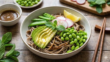 Bright Sesame Soba Noodle Bowl