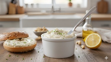 Cashew–Lemon Vegan Cream Cheese