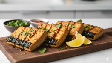 Crispy Tofu Salmon-Style Fillets