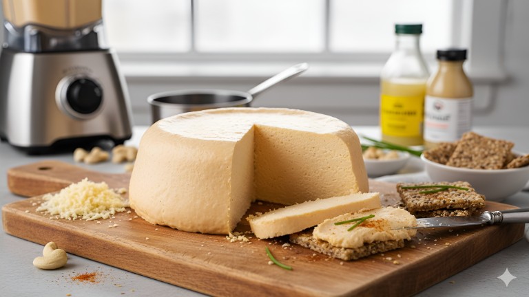 Firm Sliceable Cashew Cheese Loaf recipe photo