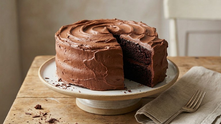 Moist Vegan Chocolate Birthday Cake recipe photo