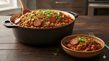 Smoky Weeknight Vegan Jambalaya