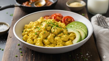 Ultra-Eggy Tofu Breakfast Scramble